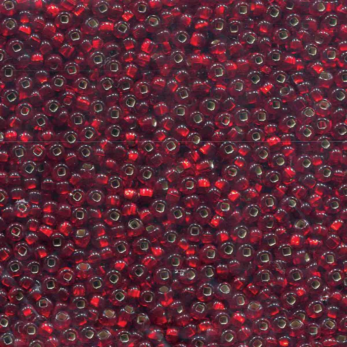 11/0 Bead Silver Lined Ruby 24-gram tube