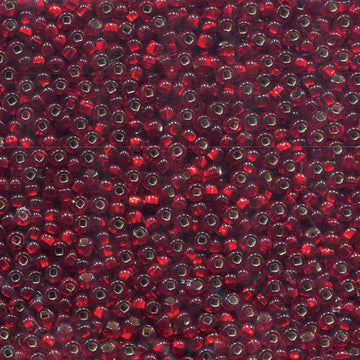 11/0 Bead Silver Lined Ruby 24-gram tube