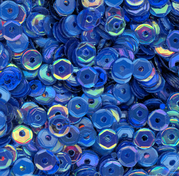 4mm Slightly Cupped Midnight Masquerade Sequin blend 100 grams