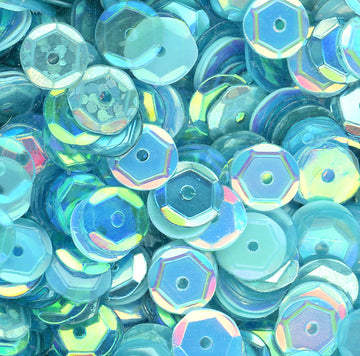 6mm Slightly Cupped Spa Day Sequin blend