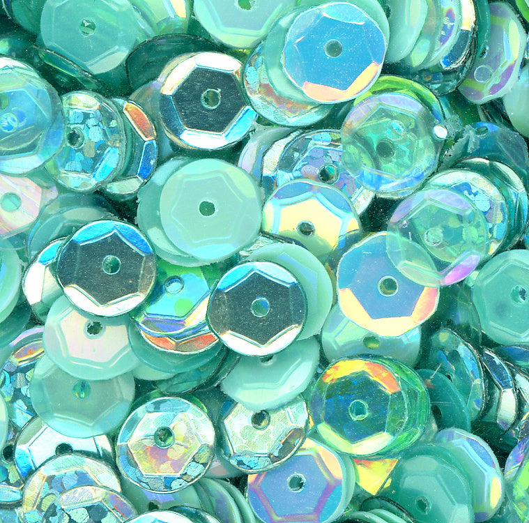 6mm Slightly Cupped Newly Minted Sequin blend 100 grams