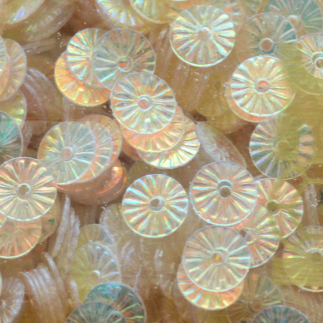 6mm Flat Embossed Crystal Iris Skinny Dip 50 Grams
