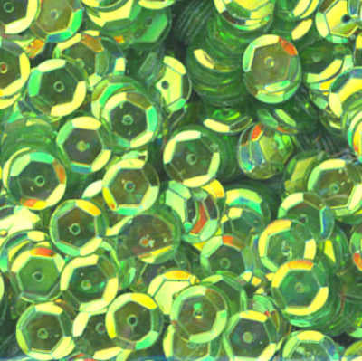 10mm Slightly Cupped Crystal Iris Mystic Meadow
