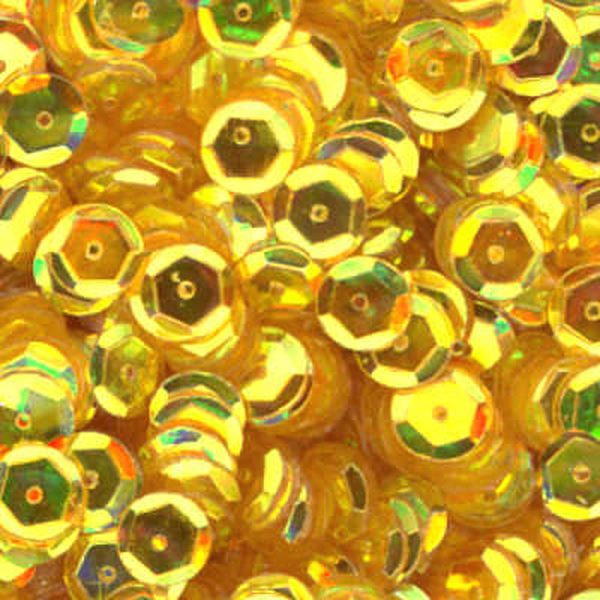 10mm Slightly Cupped Crystal Iris Buttercup 100 Grams