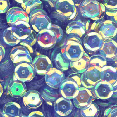 10mm Slightly Cupped Crystal Iris Skyline 100 Grams