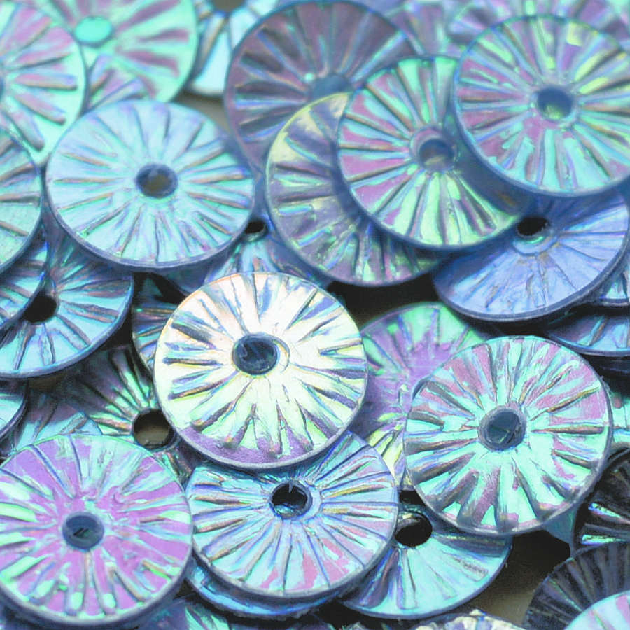 Crystal Metallic 6mm Embossed Ice Queen