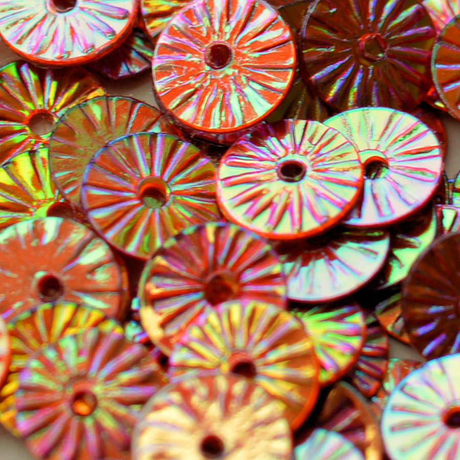Crystal Metallic 6mm Embossed Gilded 50 grams