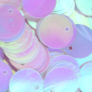CLOSEOUT 10mm Iris Opaque Paillette White