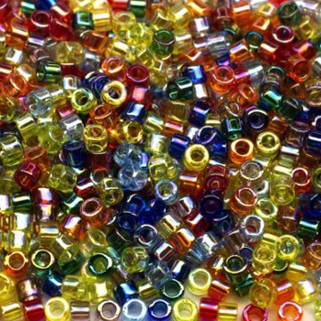 Delica 11/0 Rainbow AB Mix