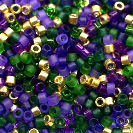 Delica 11/0 Mardi Gras Mix