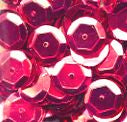 10mm Slightly Cupped Metallic Pink Rose