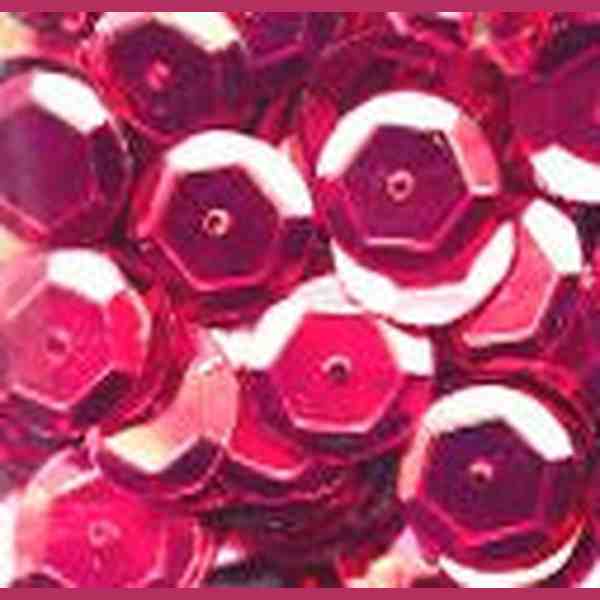 10mm Slightly Cupped Metallic Pink Rose