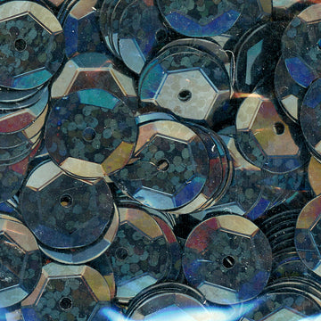 CLOSEOUT 10mm Slightly Cupped Hologram Black