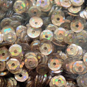 5mm Slightly Cupped Hologram Champagne 50 grams