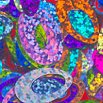 Cut Oval Hologram Mix