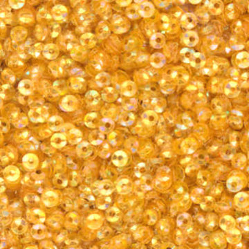 3mm Fully Cupped Iridescent Golden Yellow 100 Grams