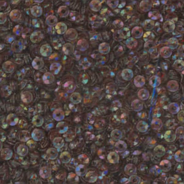 3mm Fully Cupped Iridescent Chocolate
