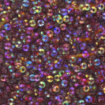 3mm Fully Cupped Iridescent Burgundy 100 Grams
