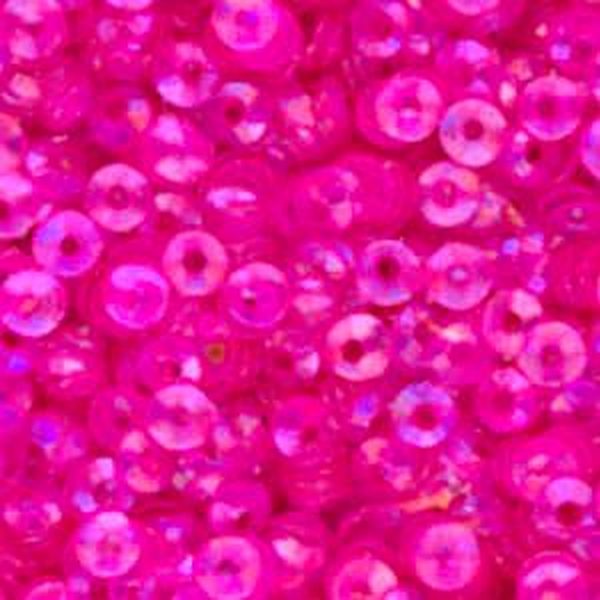 3mm Fully Cupped Iridescent Deep Rose 100 Grams