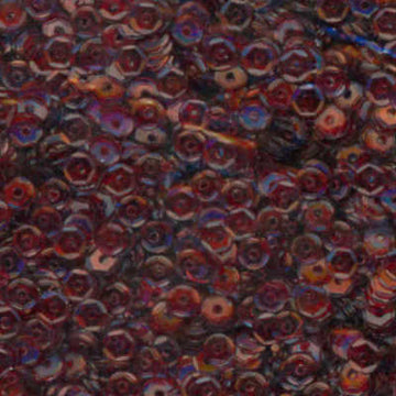 4mm Slightly Cupped Ruby Slipper (no iridescence) 100 Grams