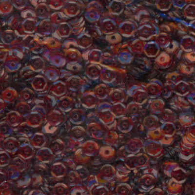 4mm Slightly Cupped Ruby Slipper (no iridescence) 100 Grams