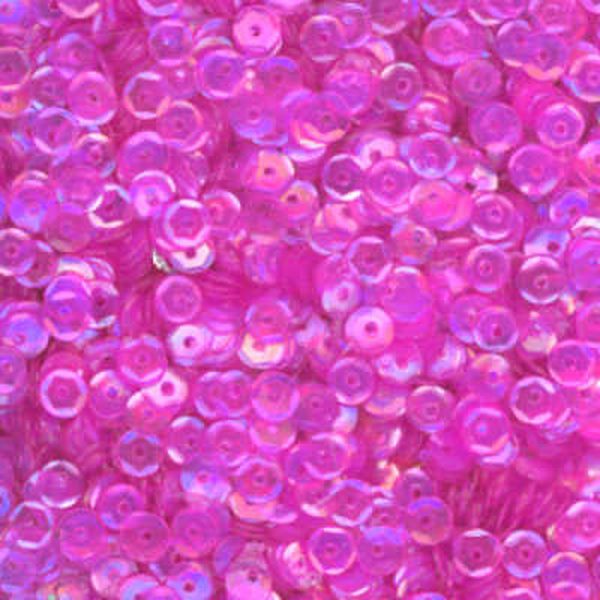 4mm Slightly Cupped Iridescent Medium Rose