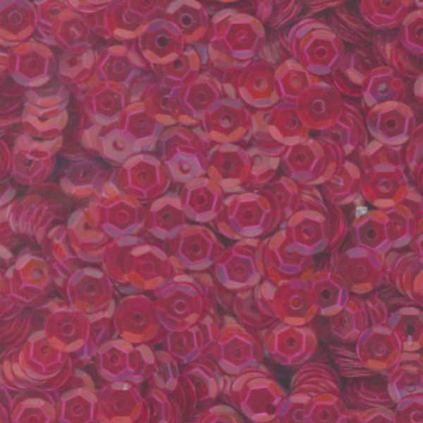 5mm Slightly Cupped Red Glossy (no iridescence)