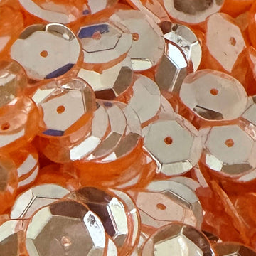 10mm Slightly Cupped Peach Ice