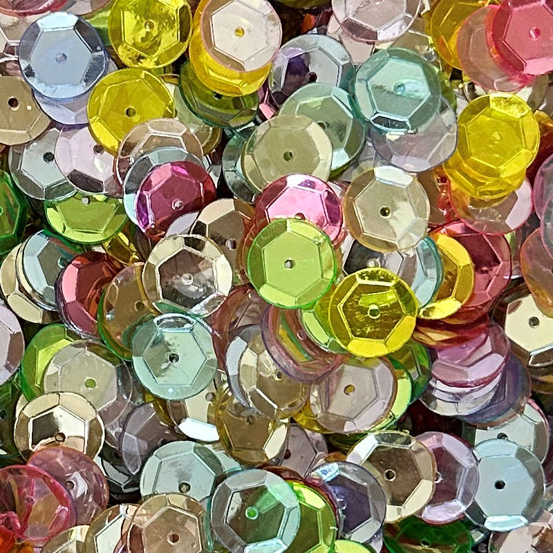 10mm Slightly Cupped Ice Mix 100 Grams