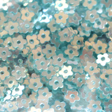 4mm Flat Flower Ocean Ice 50 Grams