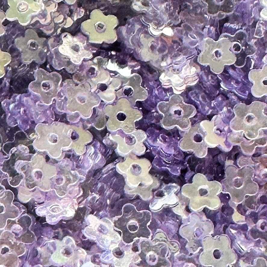 4mm Flat Flower Grape Ice 50 Grams