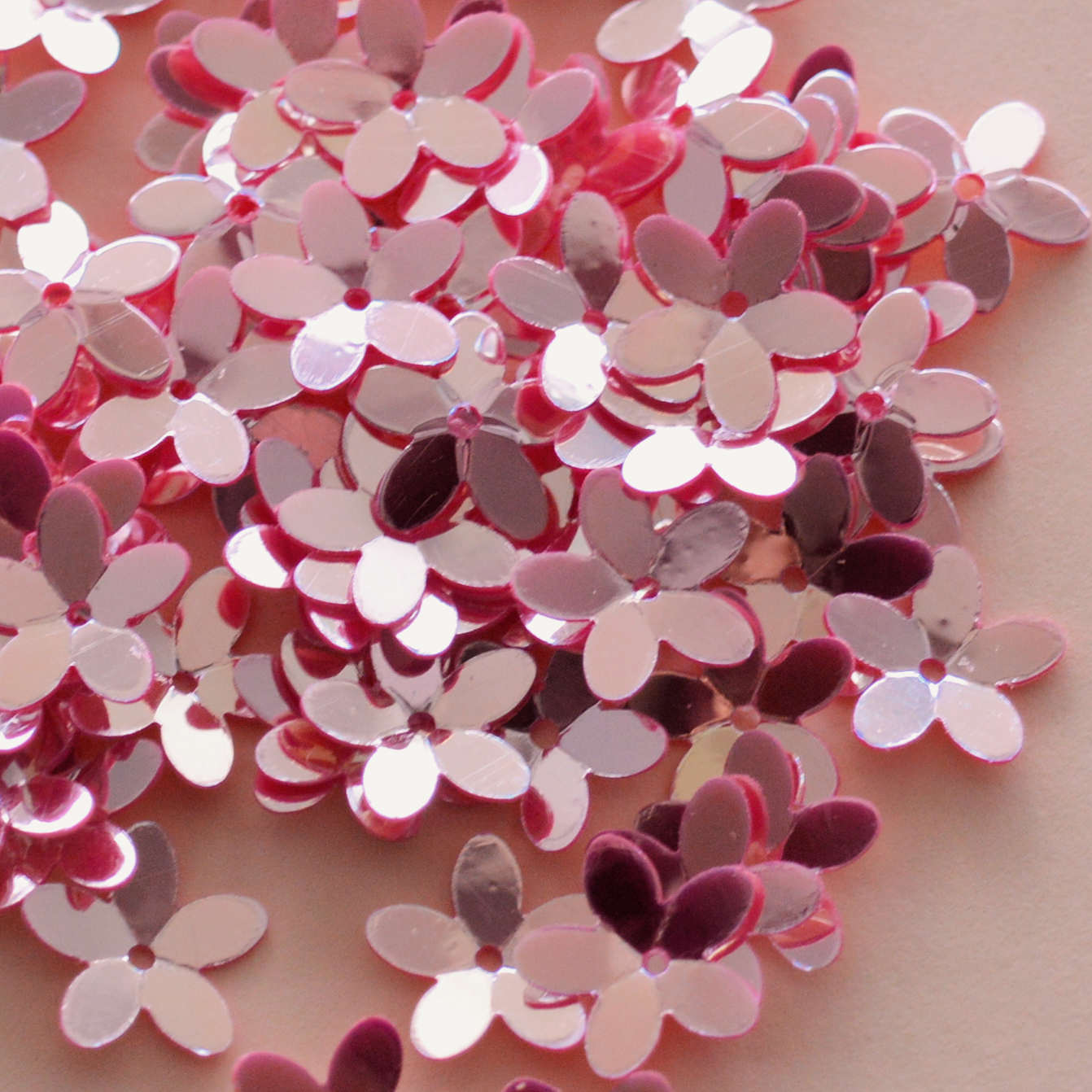 10mm Cupped Flower Luminous Damask Rose 50 grams