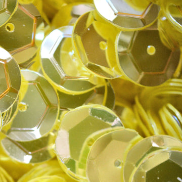 10mm Slightly Cupped Luminous Lemon Sorbet 50 grams
