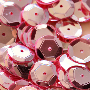 8mm Slightly Cupped Luminous Damask Rose 50 grams
