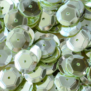 8mm Slightly Cupped Luminous Pistachio 50 grams