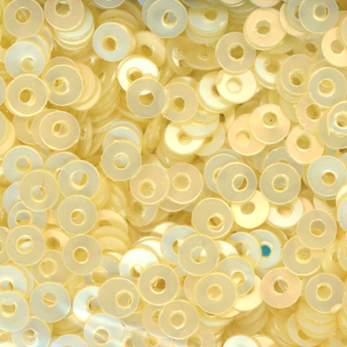 4mm Flat Satin Pale Yellow