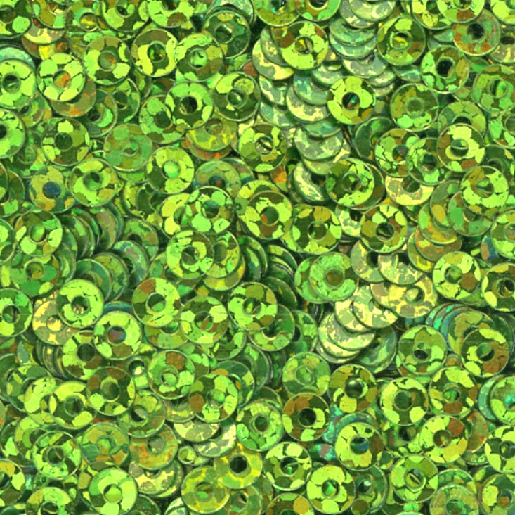 3mm Flat Hologram Olivine