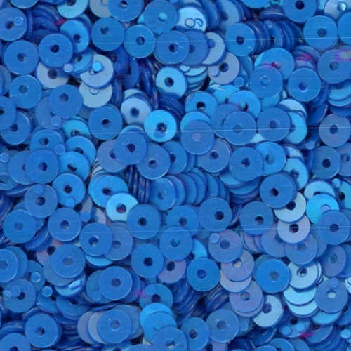 4mm Flat Satin Blue 100 Grams