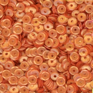 4mm Slightly Cupped Satin Dark Ecru