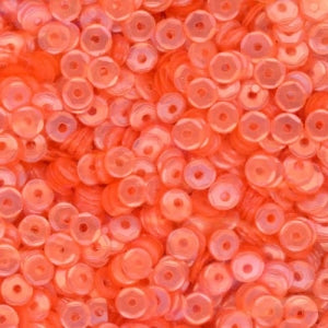 4mm Slightly Cupped Satin Peach