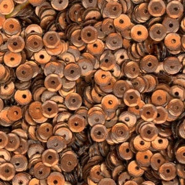 4mm Slightly Cupped Satin Copper