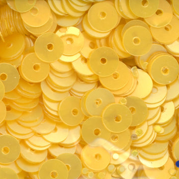 5mm Flat Satin Light Maize Yellow