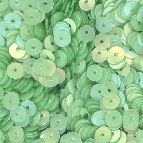 5mm Flat Satin Light Willow Green 100 Grams