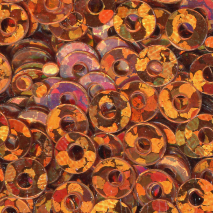 3mm Flat Hologram Terracotta 100 grams