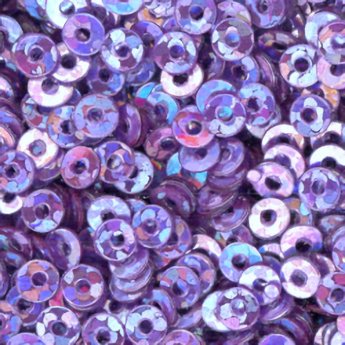 3mm Flat Hologram Lilac 100 grams