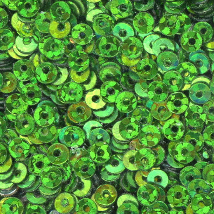 3mm Flat Hologram Midori 100 grams