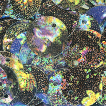 10mm Paillette Black Galaxy