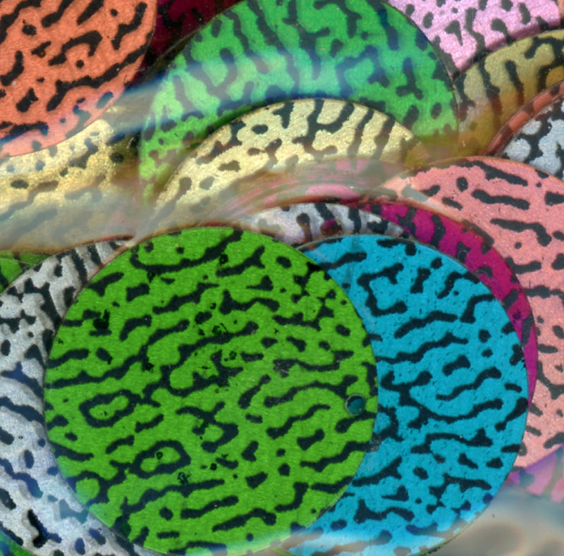 20mm Metallic Animal Print Mix
