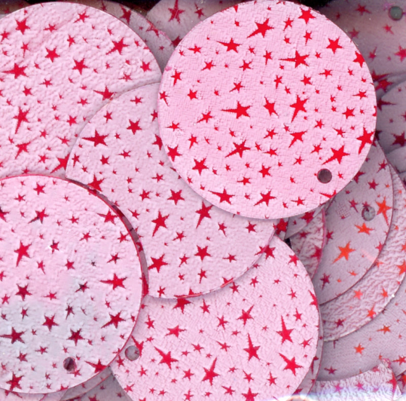 17mm Paillette Cosmic Red