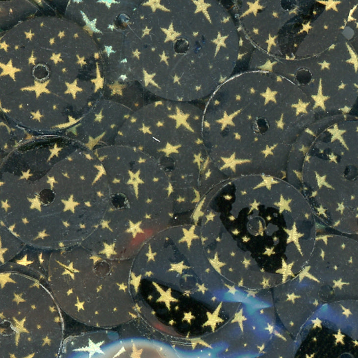 8mm flat hologram Cosmic Gold print